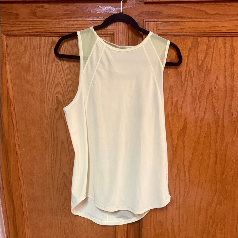 Lululemon Athletica Light Yellow Tank Top
